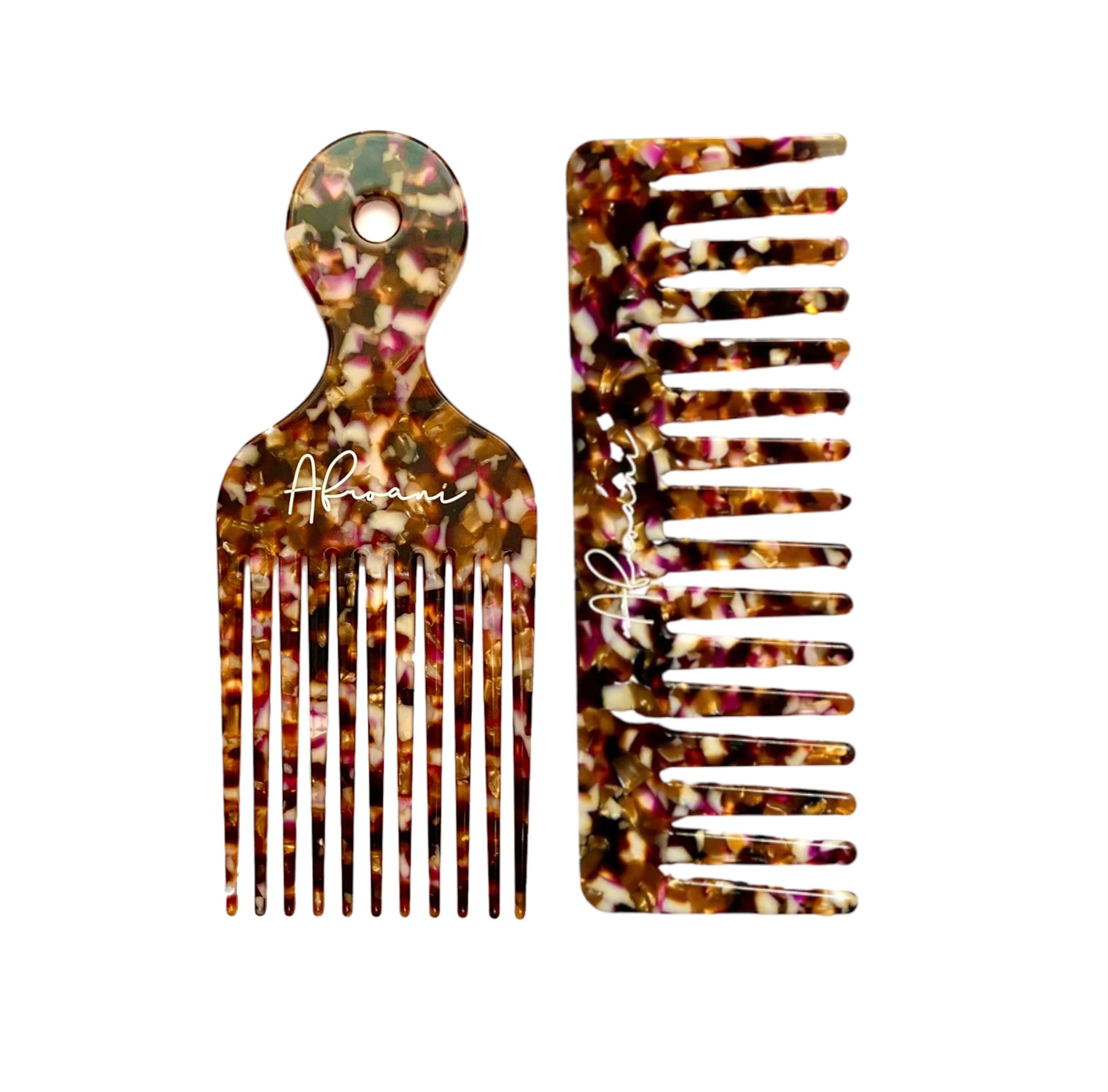 Afroani -Set de Peignes Blackcurrant