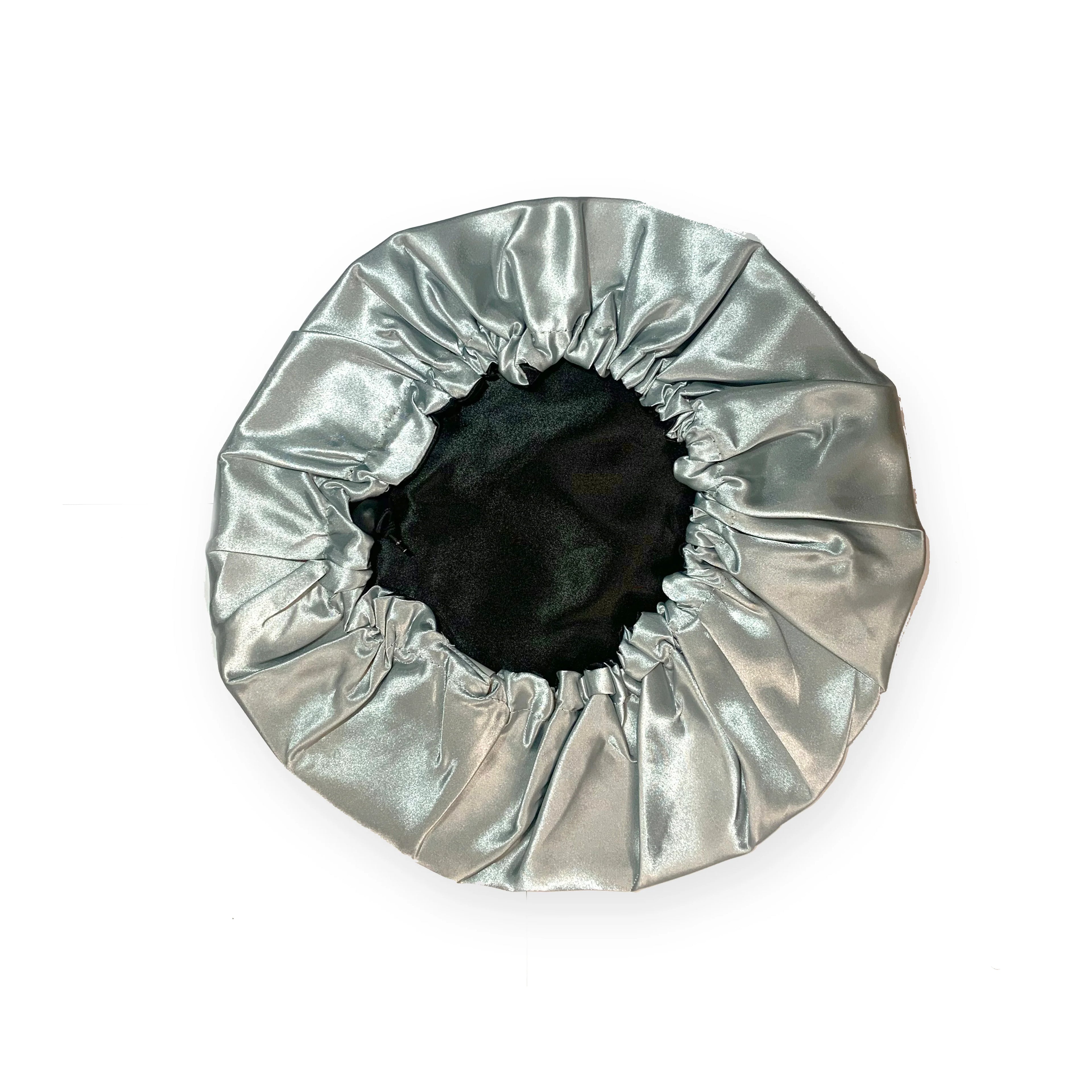 Afroani - Black Adjustable & Reversible Satin Bonnet