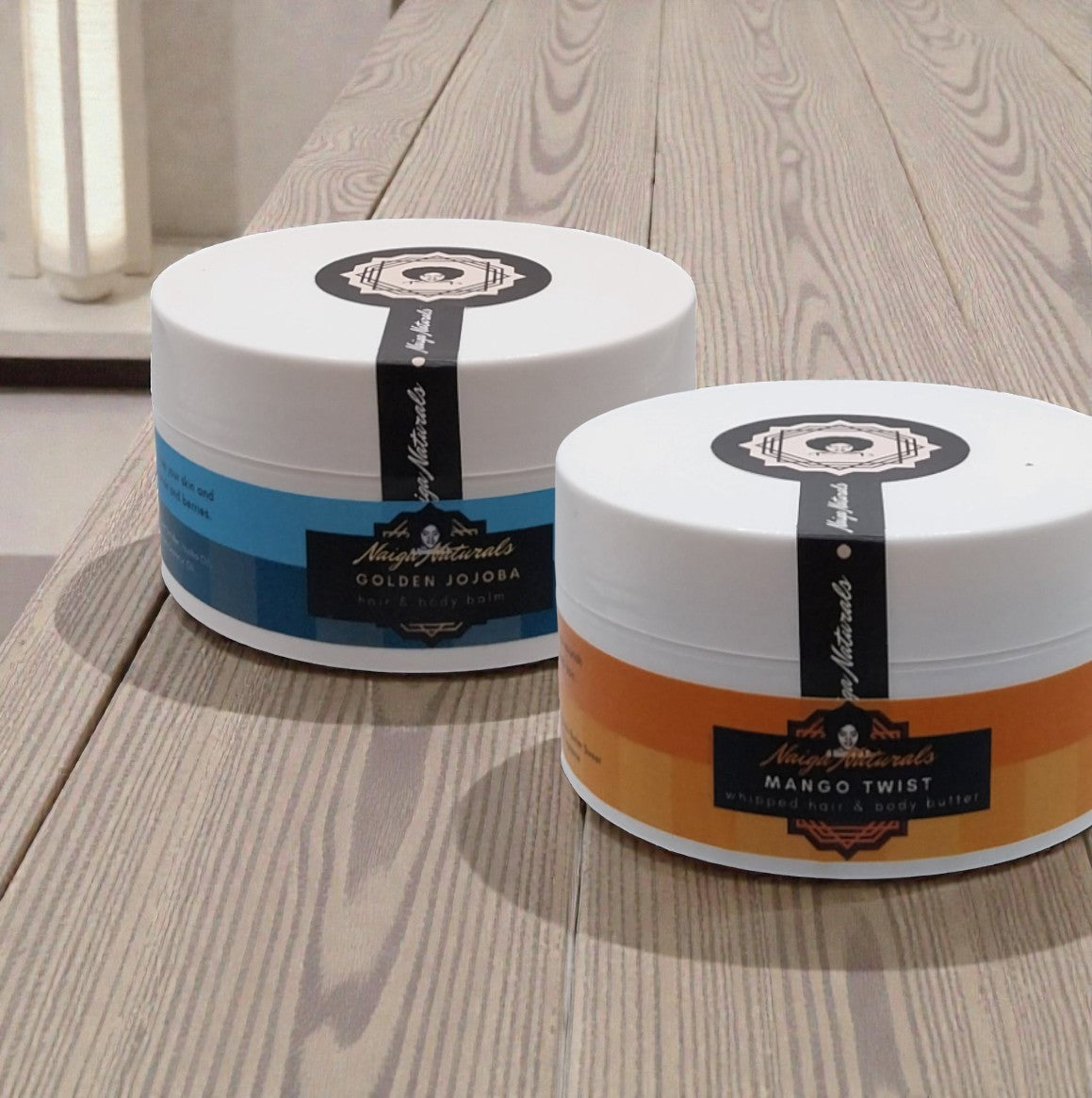 Naiga Naturals - Coffret Baume de Jojoba & Beurre Corporel à la Mangue