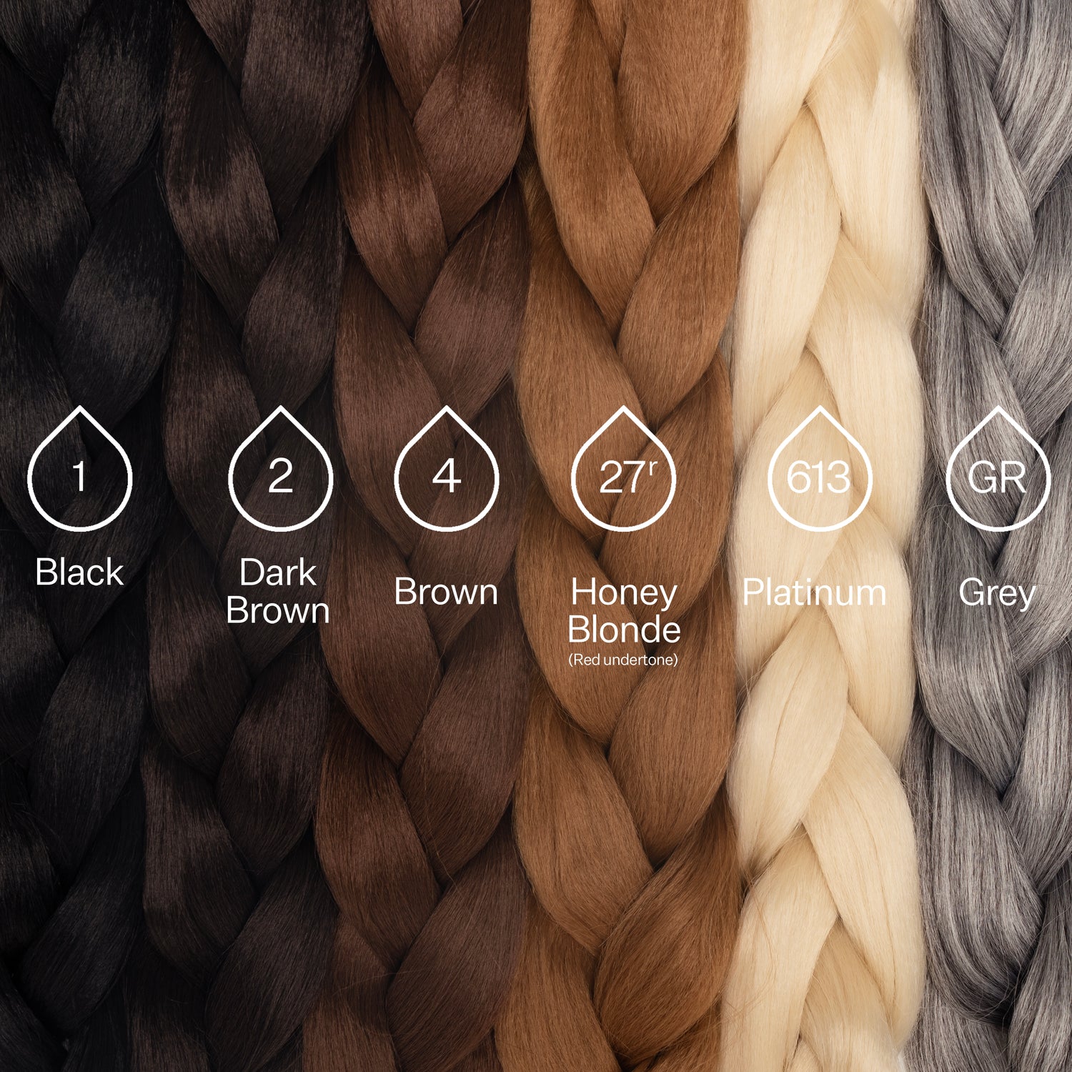 Ruka Synths®2 - Mèches à tresser Braid-it : Textured Straight