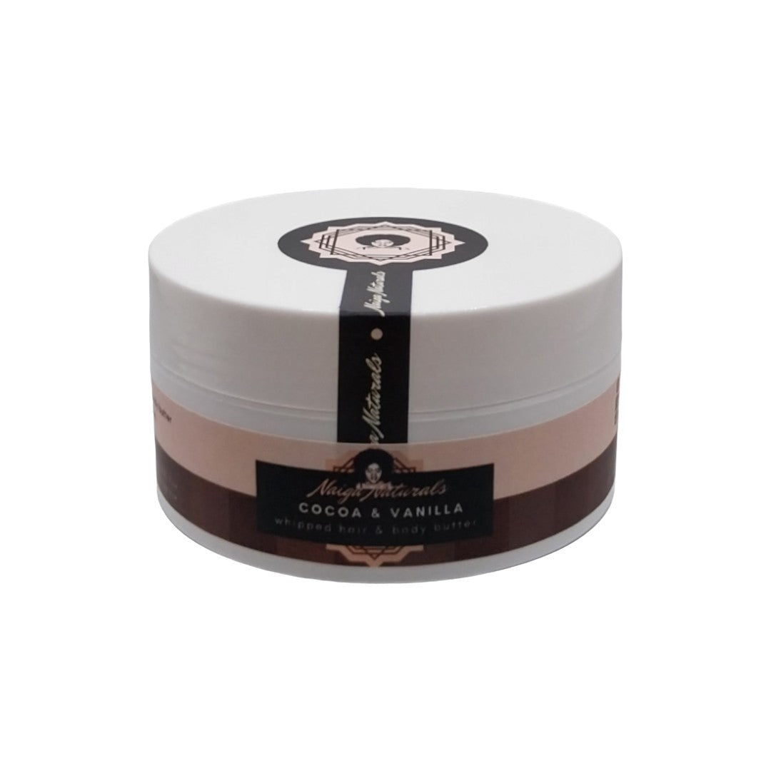 Naiga Naturals - Cocoa &amp; Vanilla Whipped Hair and Body Butter