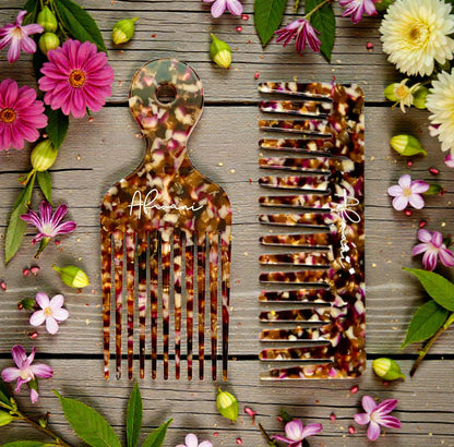 Afroani -Set de Peignes Blackcurrant