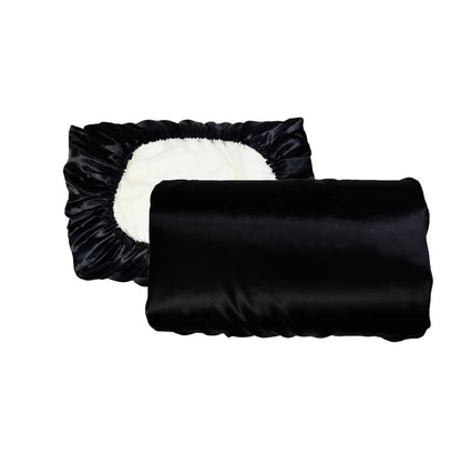 Afroani - Black Reversible Satin Pillowcase