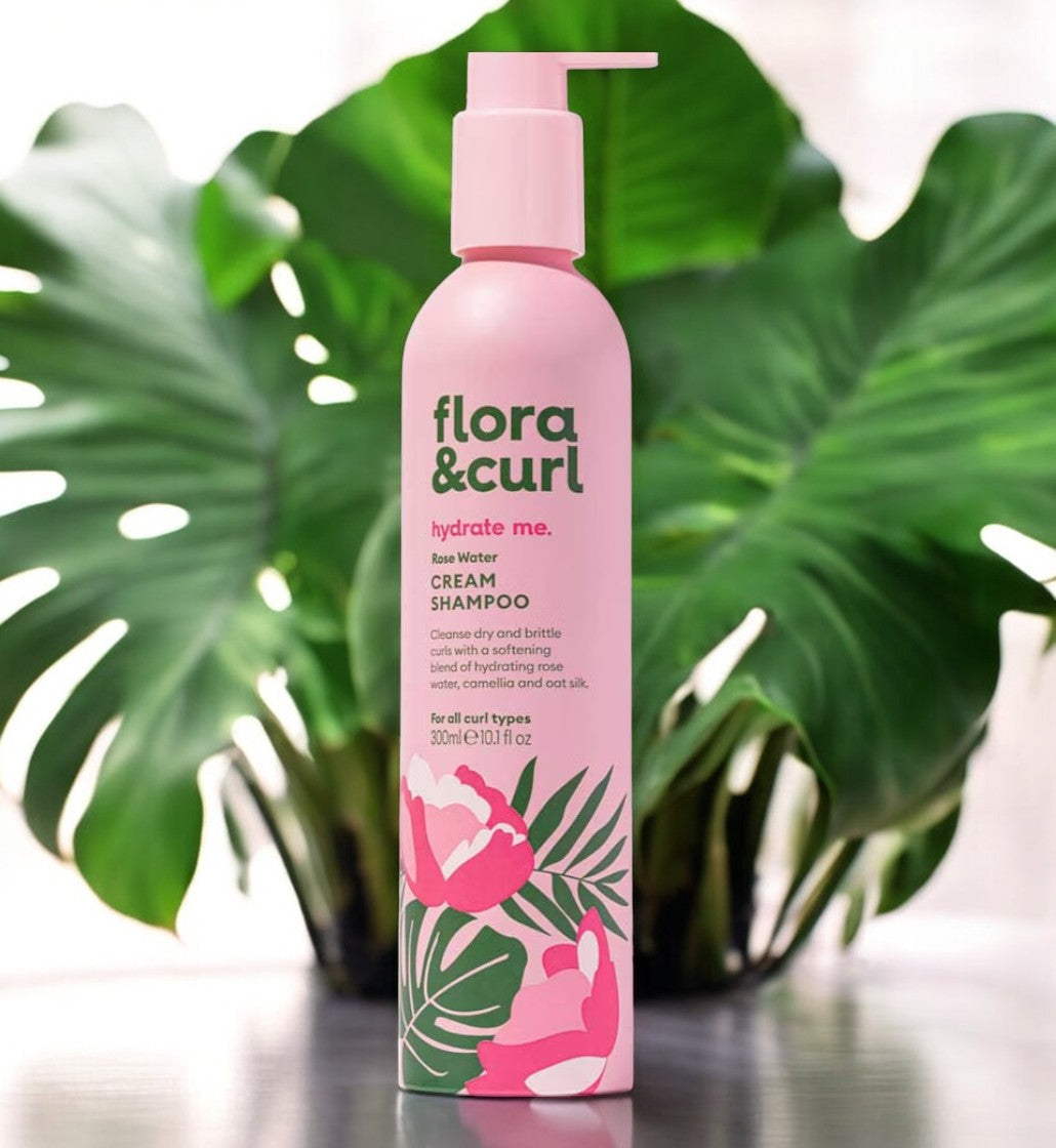 Flora &amp; Curl - Hydrate Me Rose Water Cream Shampoo