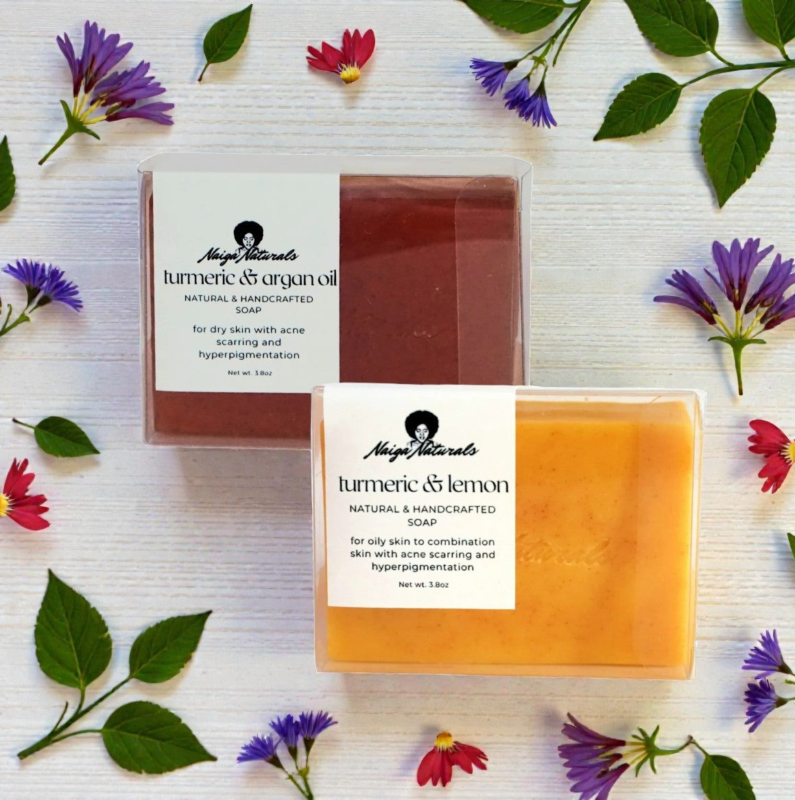 Naiga Naturals - Coffret Savons Curcuma 