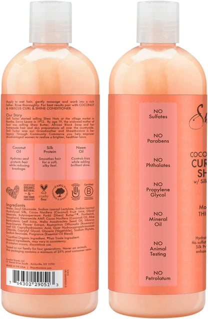 Shea Moisture - Coconut &amp; Hibiscus Shampoo