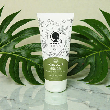 Noireonaturel - Démêlant et soin sans rinçage Voile Lacté